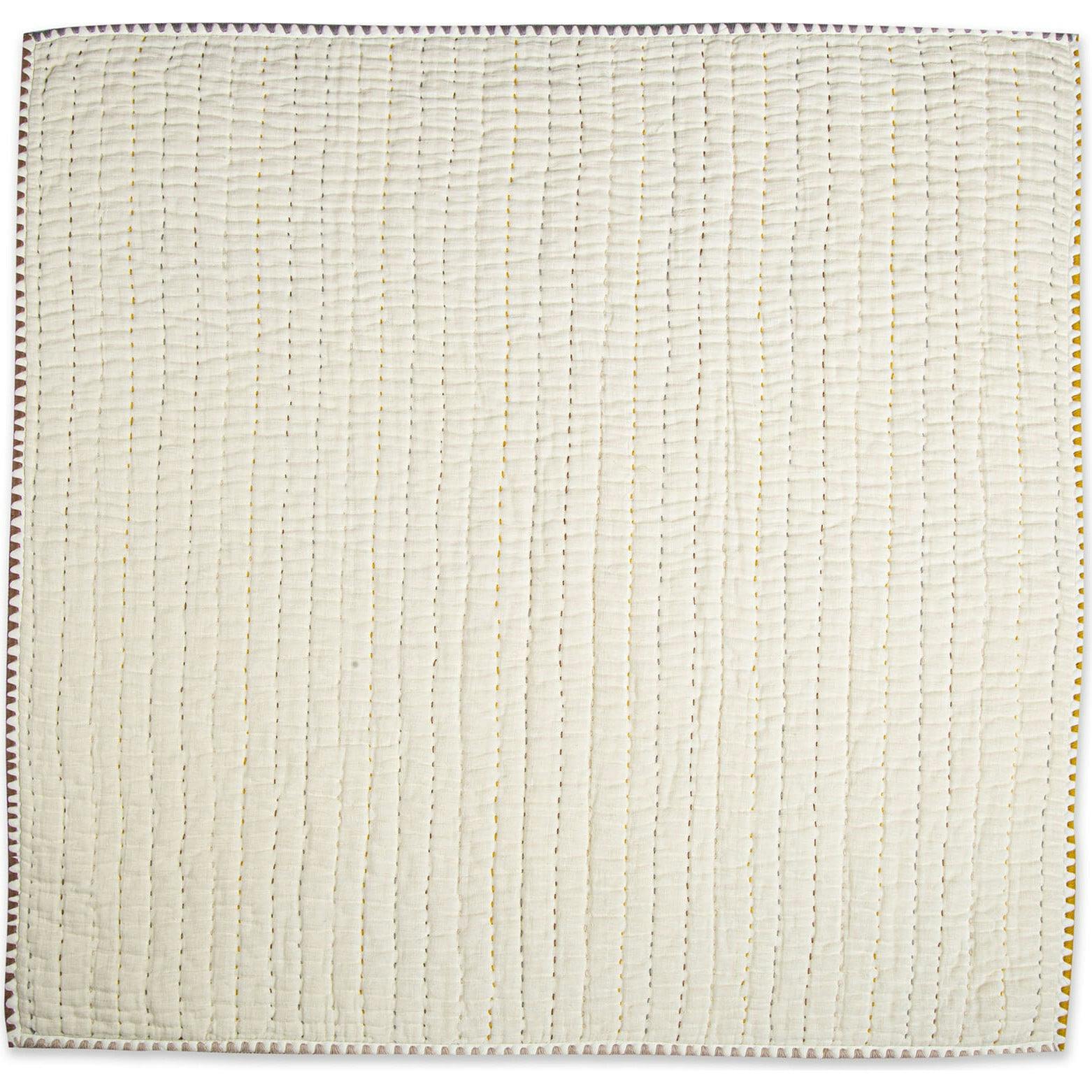 Kendi Beige Baby Quilt