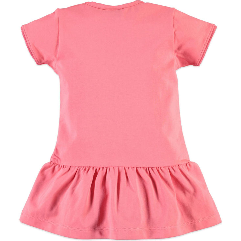 Short Sleeve Drop Peplum Waist T-Shirt Dress