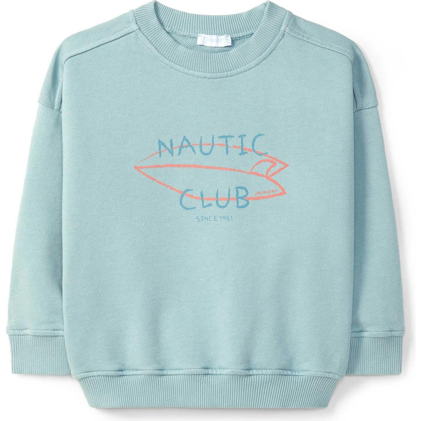 LARANJINHA Sailing Day Sweatshirt - Petrol Blue