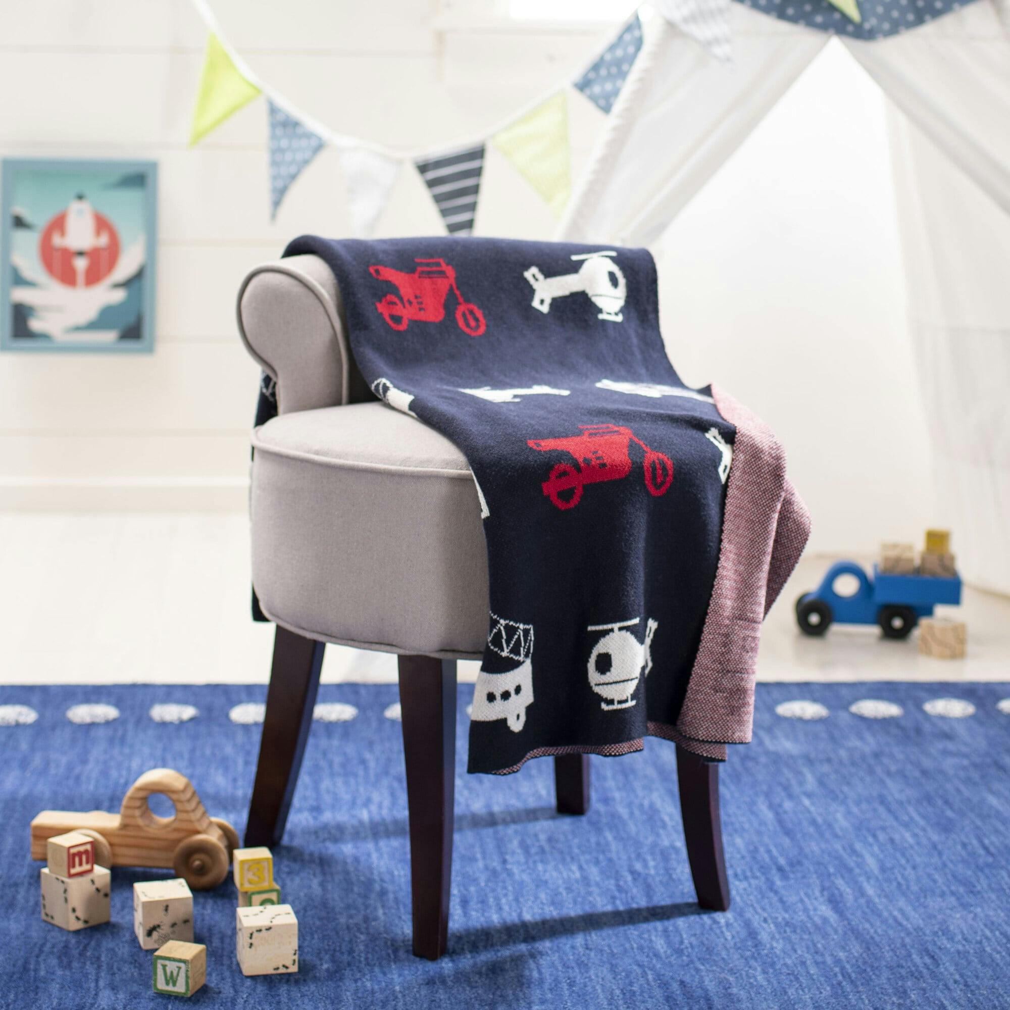 Wesley Baby Throw Blanket