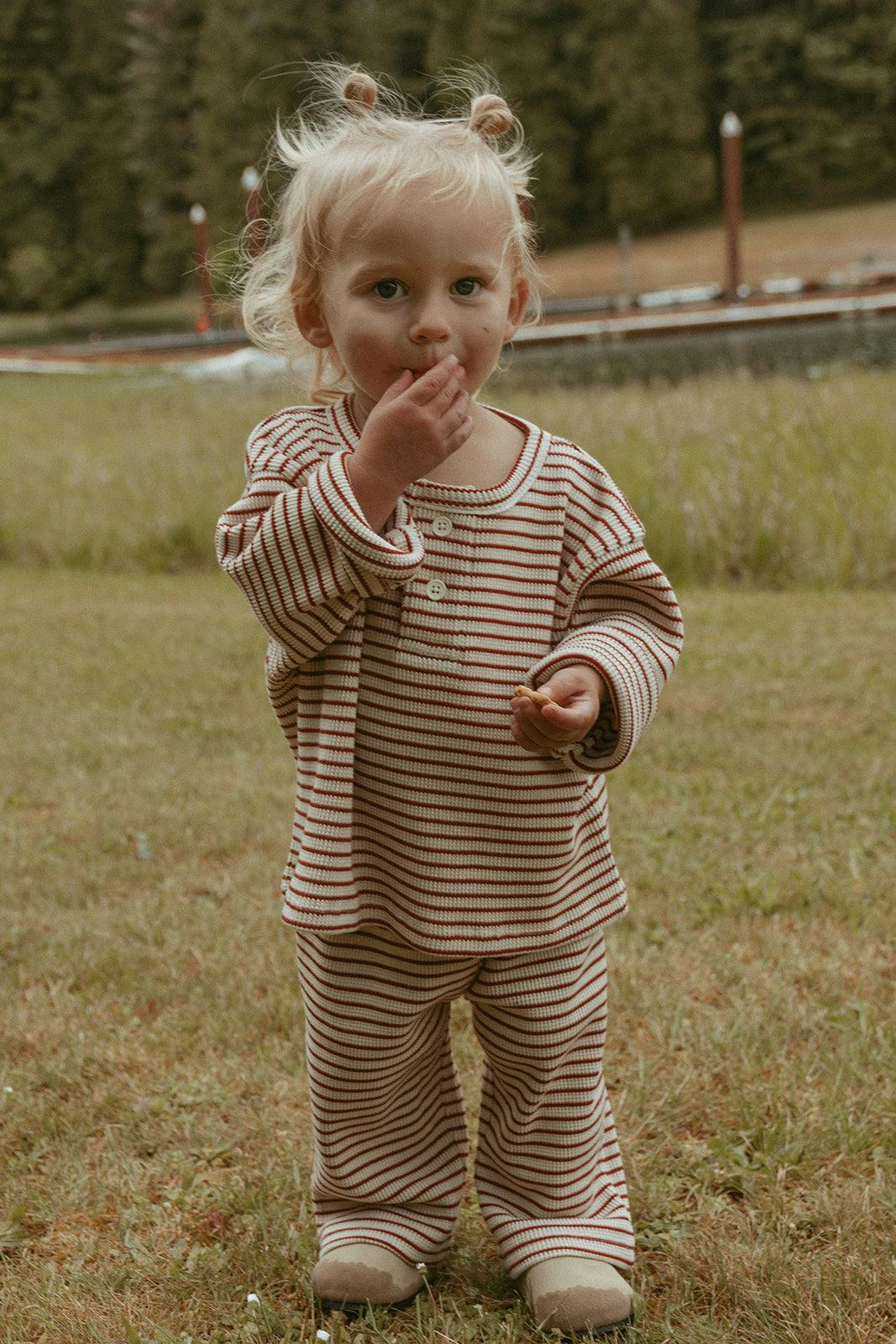 Micky Set in Thin Turtledove Stripe