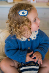 Crochet Clip Set in Blue Hour