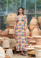 Bianca Dress Wild Tapestry