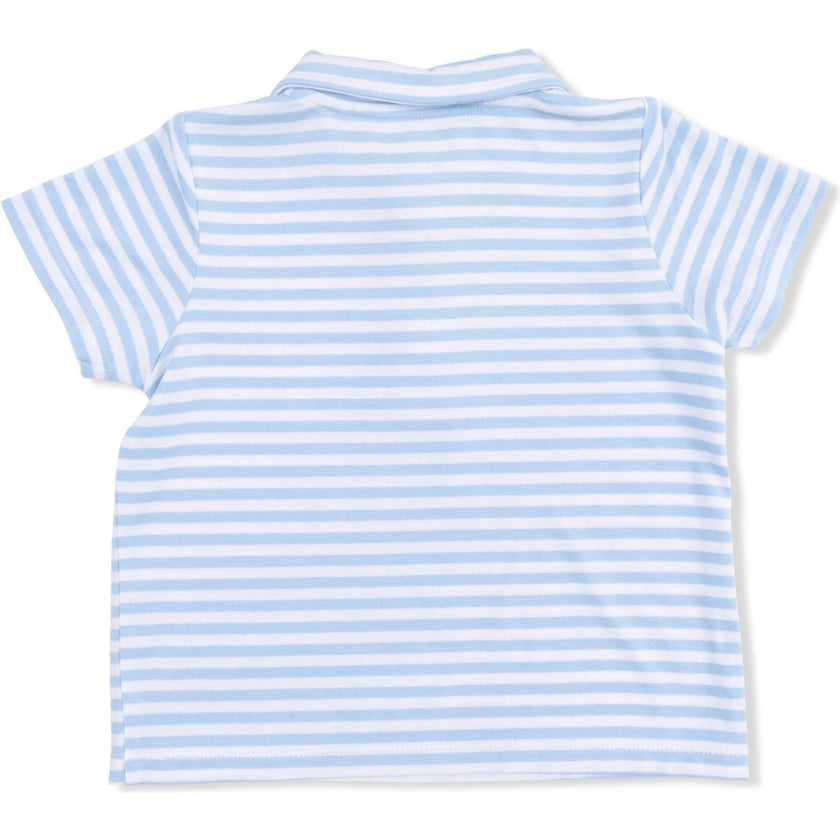Striped Golf - Polo with Casual Short