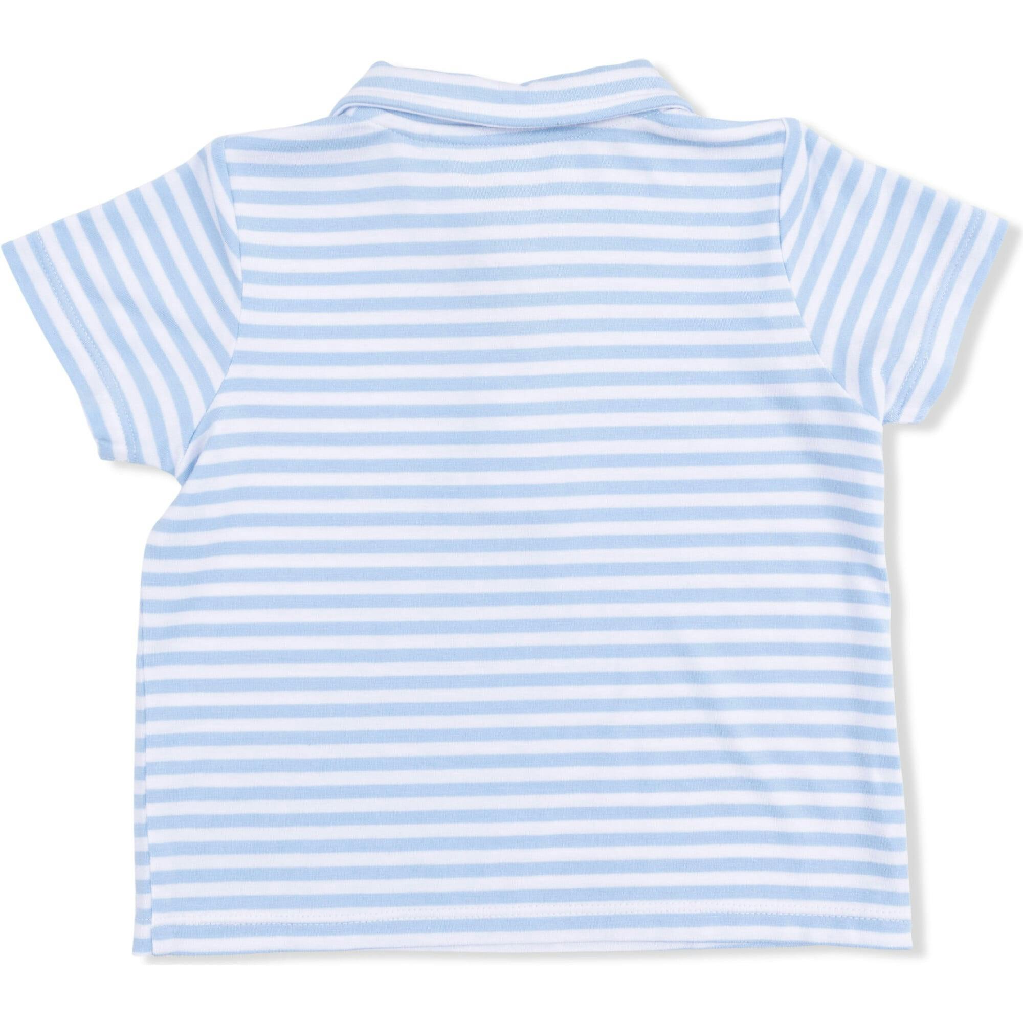 Striped Golf - Polo with Casual Short