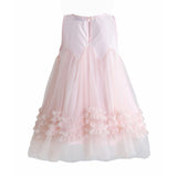 Pink Genevieve Pleated Tulle Dress
