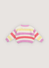 Celosia Baby Jumper Pink Lavander Stripes