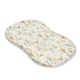 Ezra Woodland Animal Cotton Bassinet Sheet