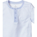 Kid's Pima Snug Fit Pajama Short Set in Pink Stripe