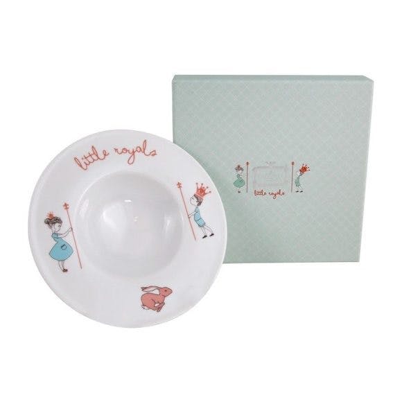 Hand-Painted Calisson Little Royals Plate