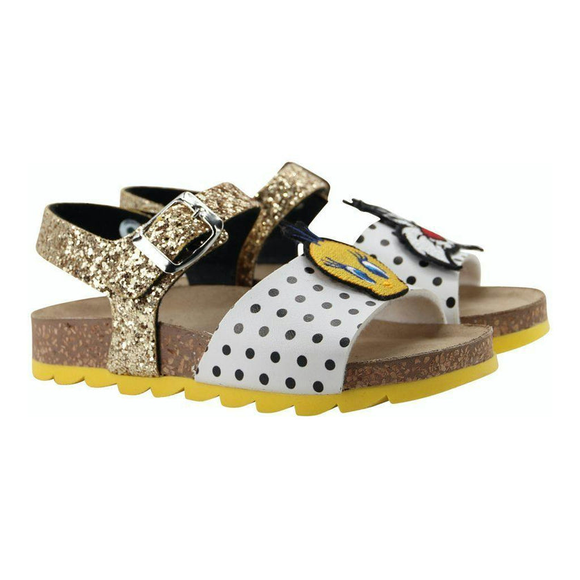 Yellow Looney Tunes Sandals