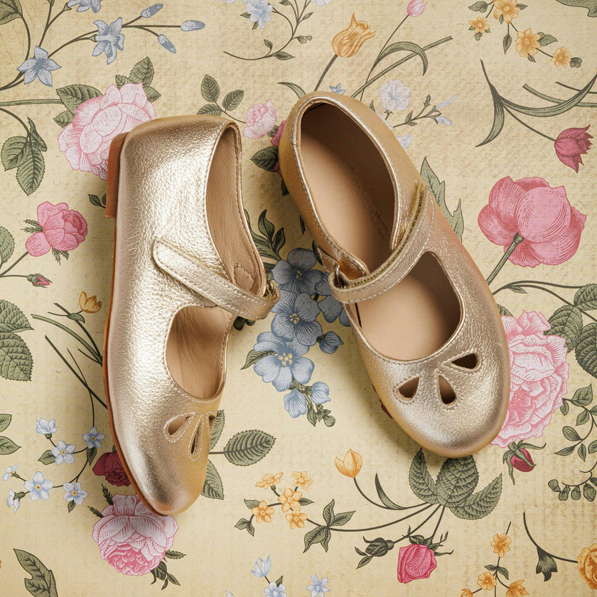 Rosie Mary Jane | Gold Leather