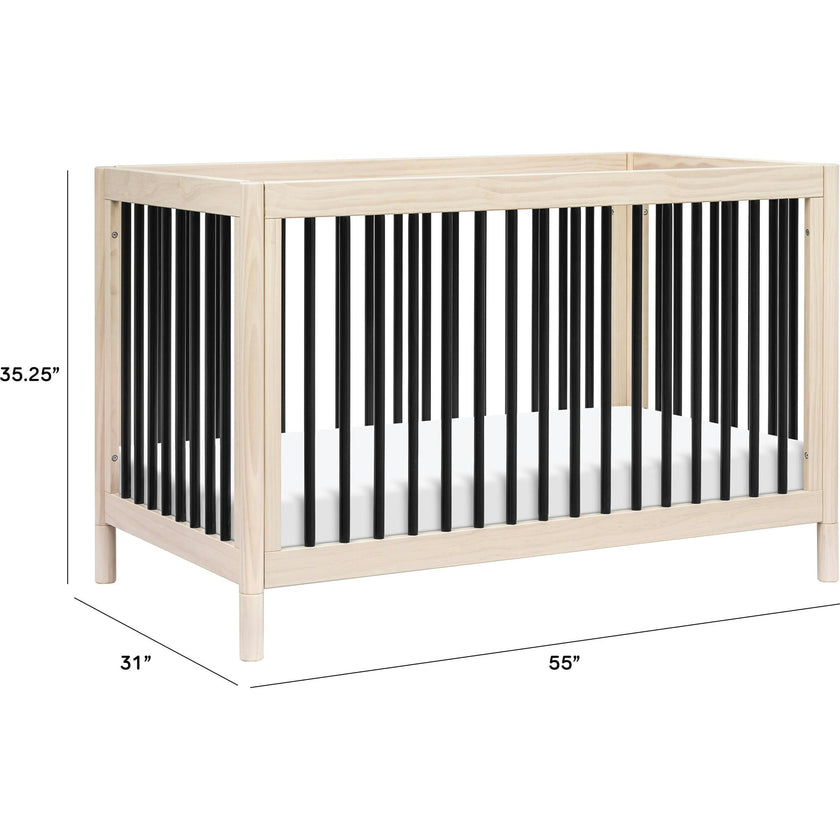 Gelato 4-in-1 Convertible Crib with Toddler Bed Conversion Kit