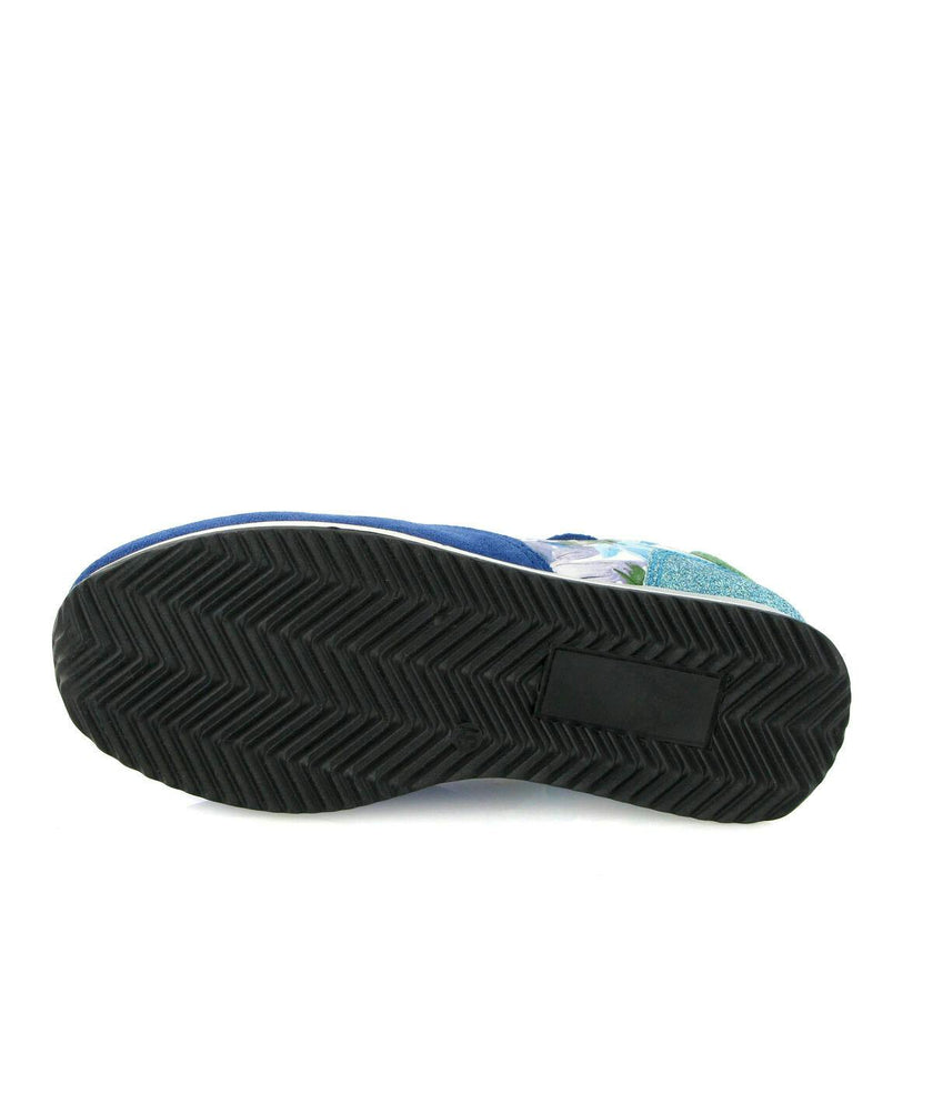 Leather & Textile Runner, Blue Multi