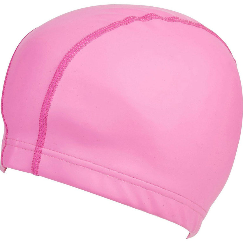 Neon Pink Heart Swim Cap