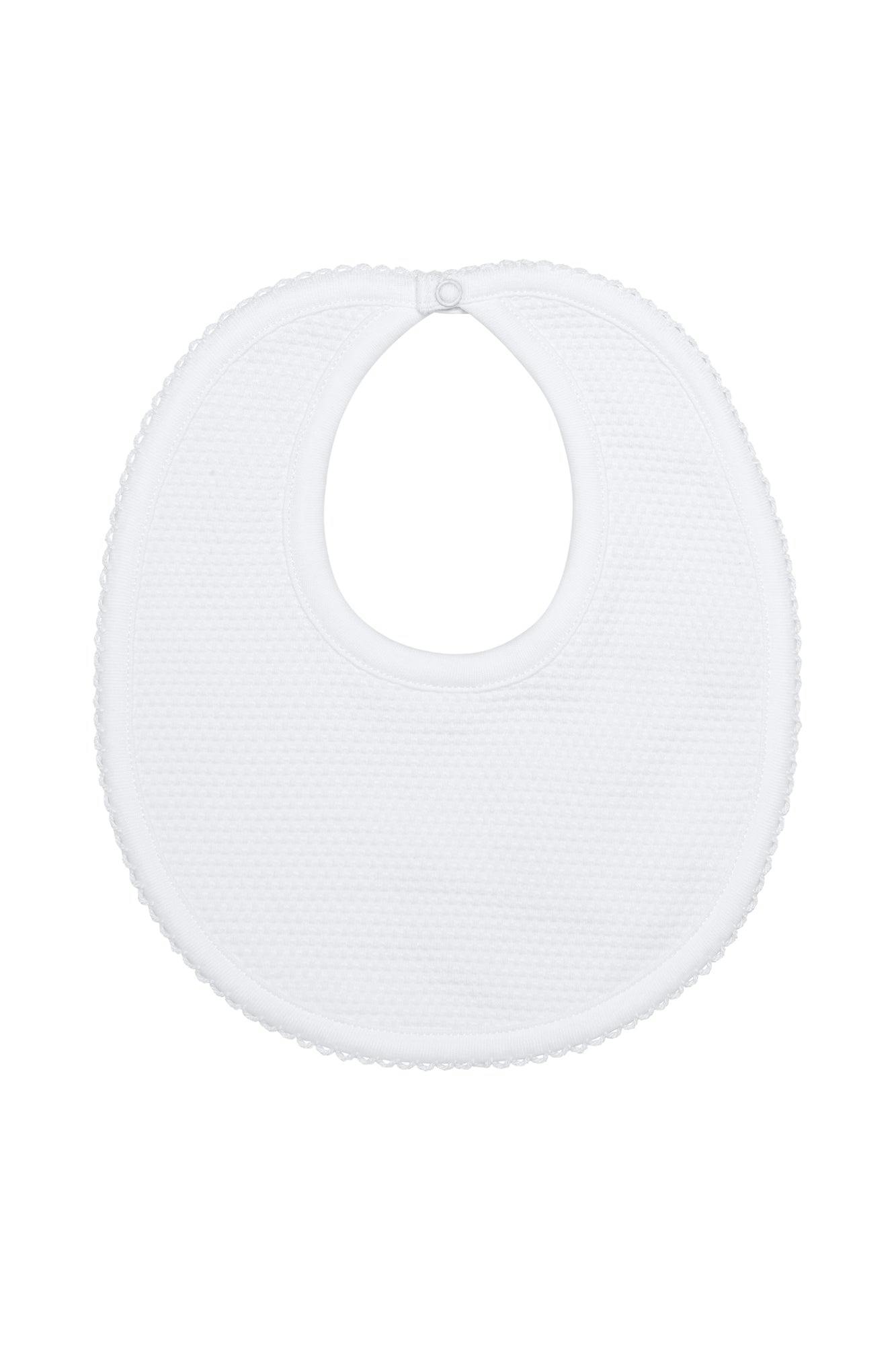White Bubble Baby Bib