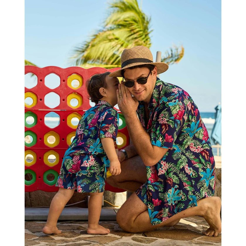 The Flower Hour - Boys Swim Trunks UPF 50+
