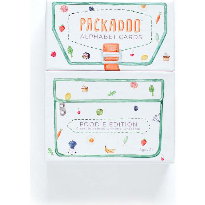 Packadoo Alphabet Cards Foodie Edition