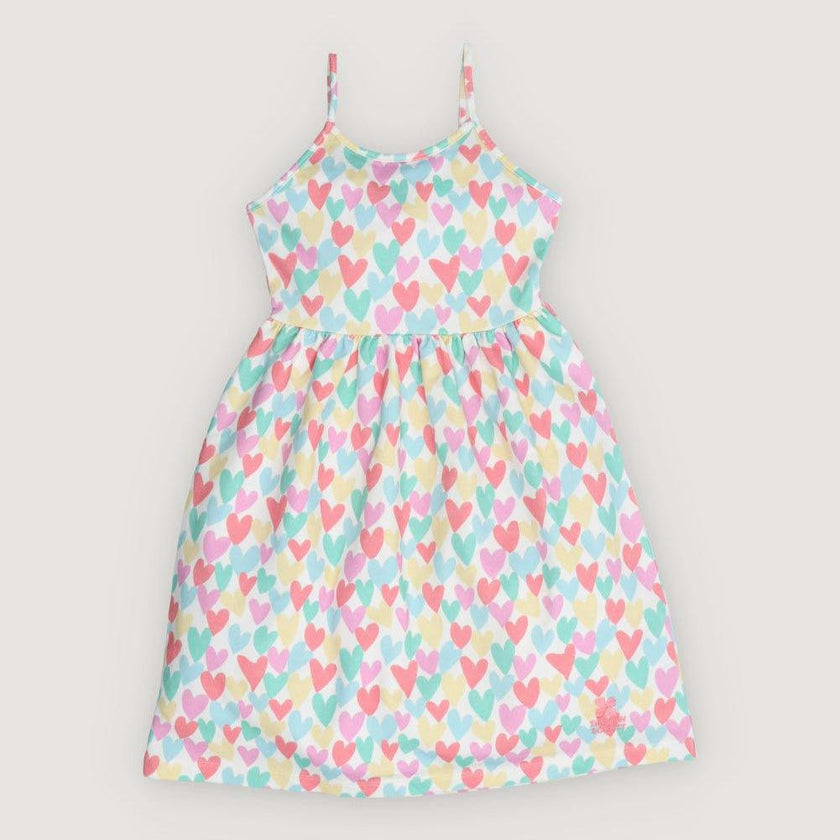 Anis Dress Hearts Print