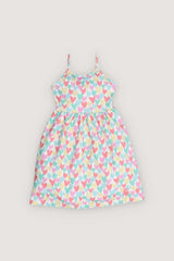 Anis Dress Hearts Print