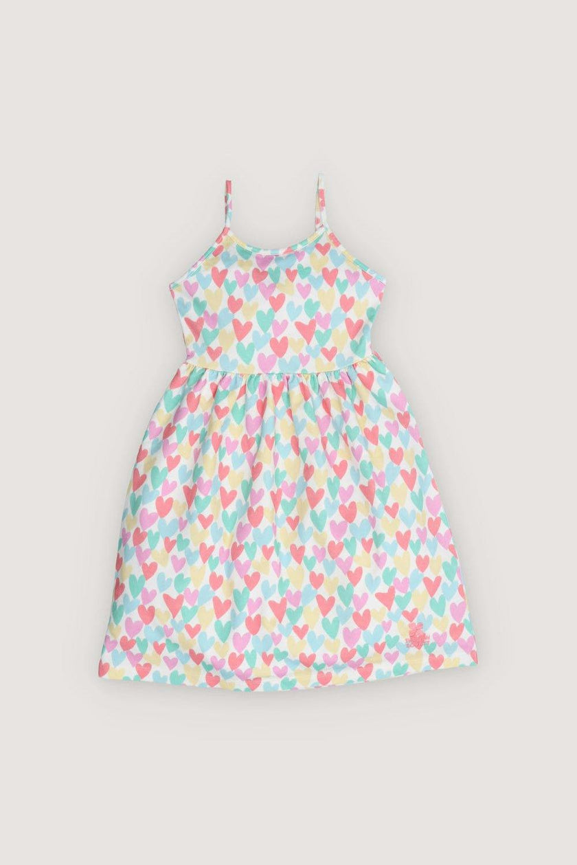 Anis Dress Hearts Print