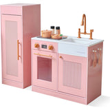 Teamson Kids Little Chef Chester Wooden Play Kitchen With 12 Accessories