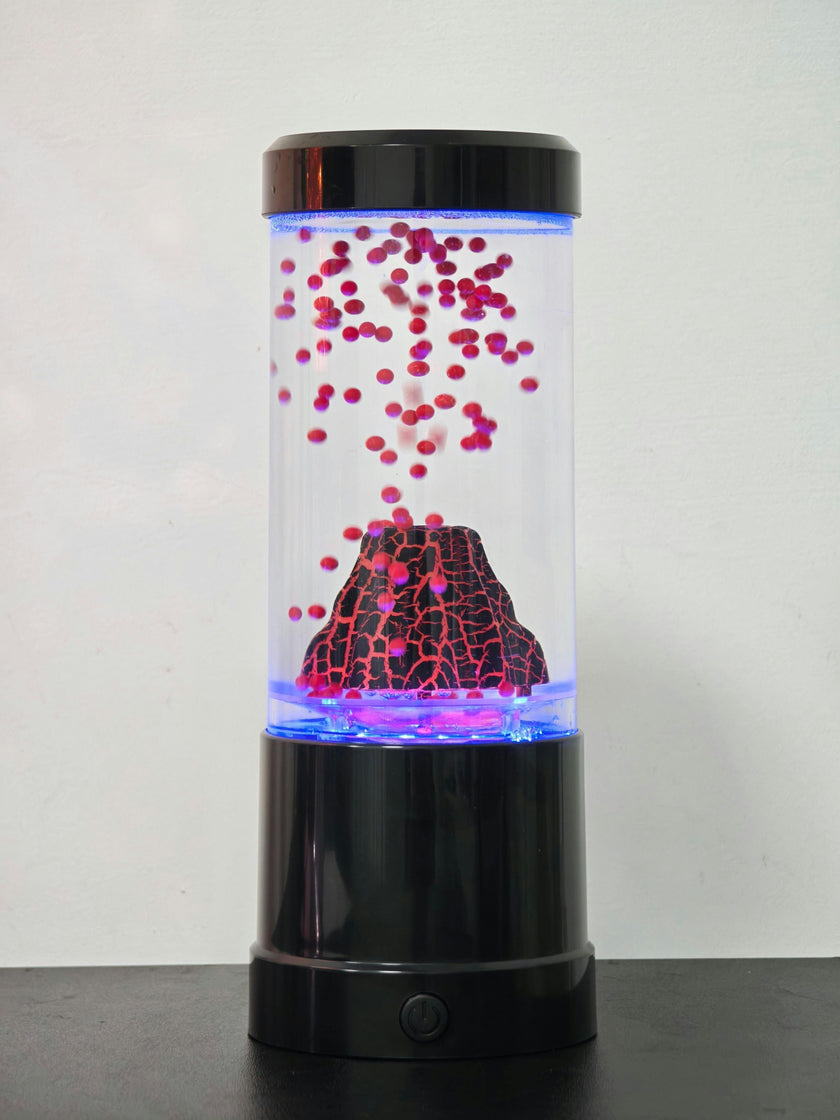 Volcano Mood Lamp-Black 9"