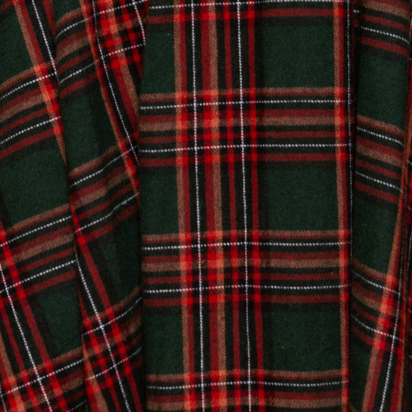 Mini Hattie Dress in Evergreen Plaid