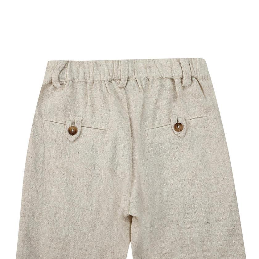Dado Trousers | Warm White Melange