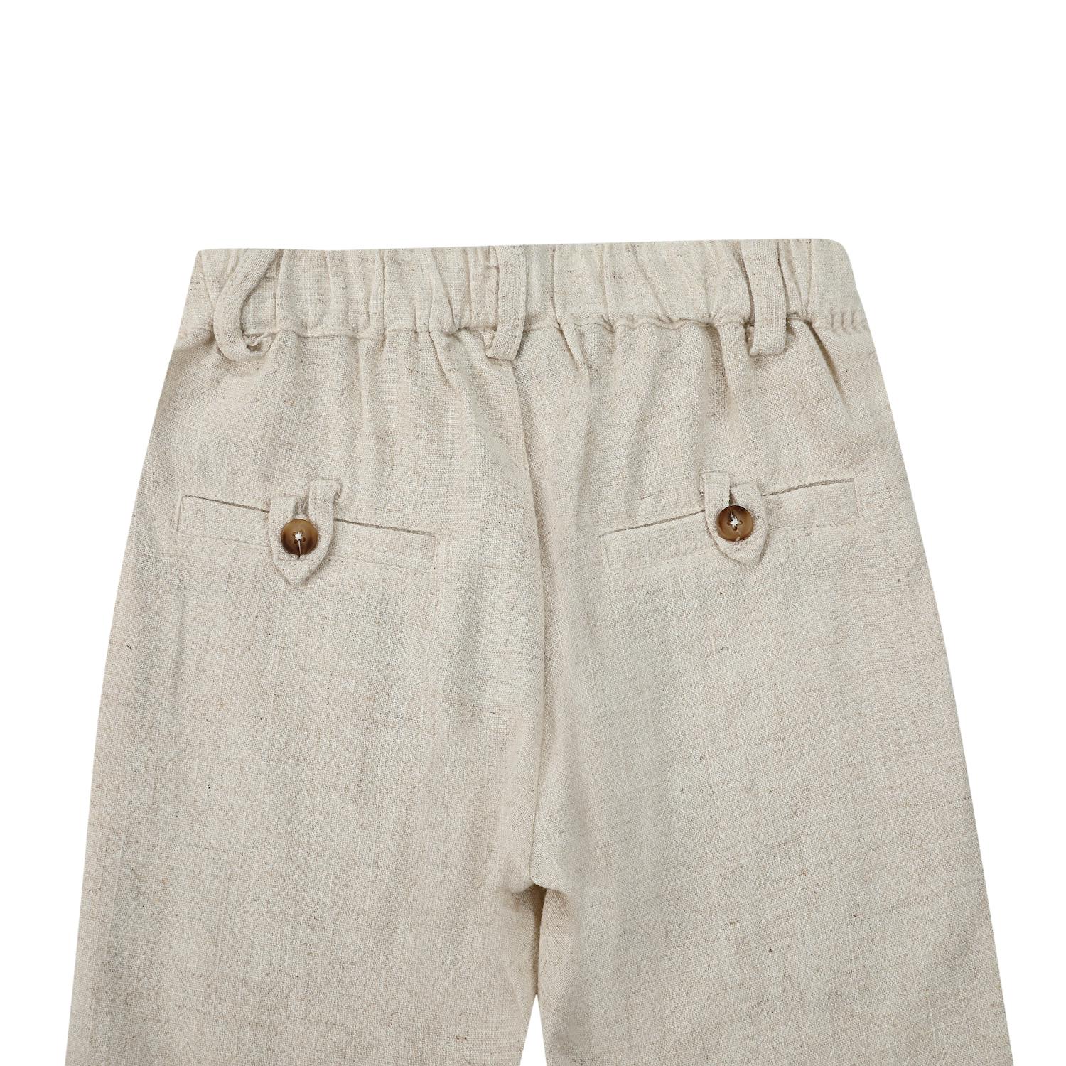 Dado Trousers | Warm White Melange