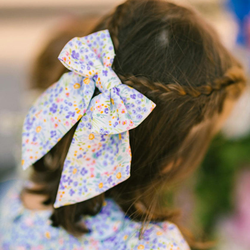 Ondine Hairclip Floral Blue