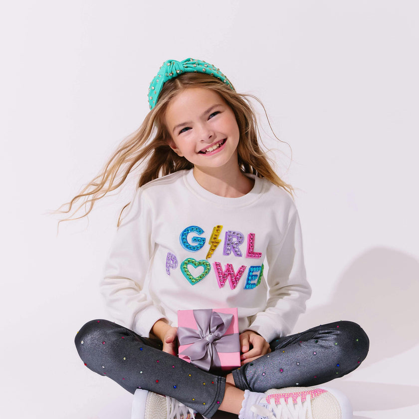 Crystal Girl Power Sweatshirt