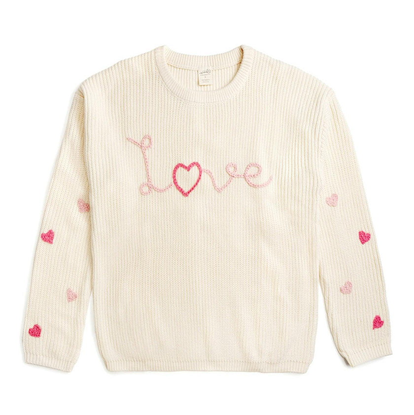 Ditsy Love Knit Women's Sweater