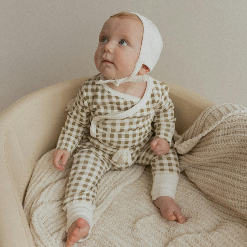 Organic Kimono Onesie & Pants Set