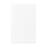 Mini Crib Sheet in GOTS Certified Organic Brushed Cotton in Bright White
