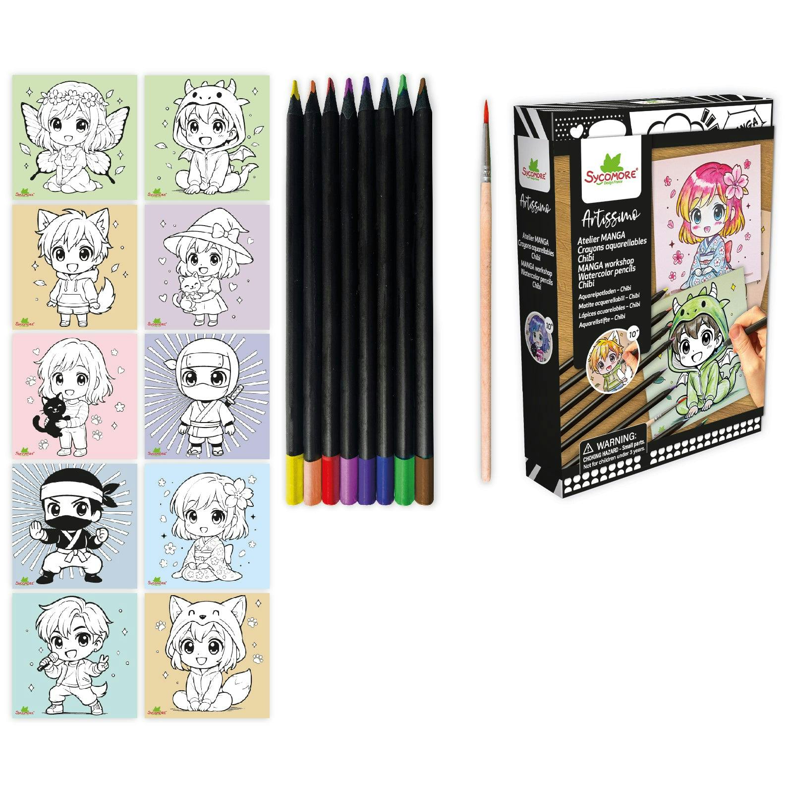 Artissimo - Manga Workshop Watercolor Pencils Chibi - 10y+