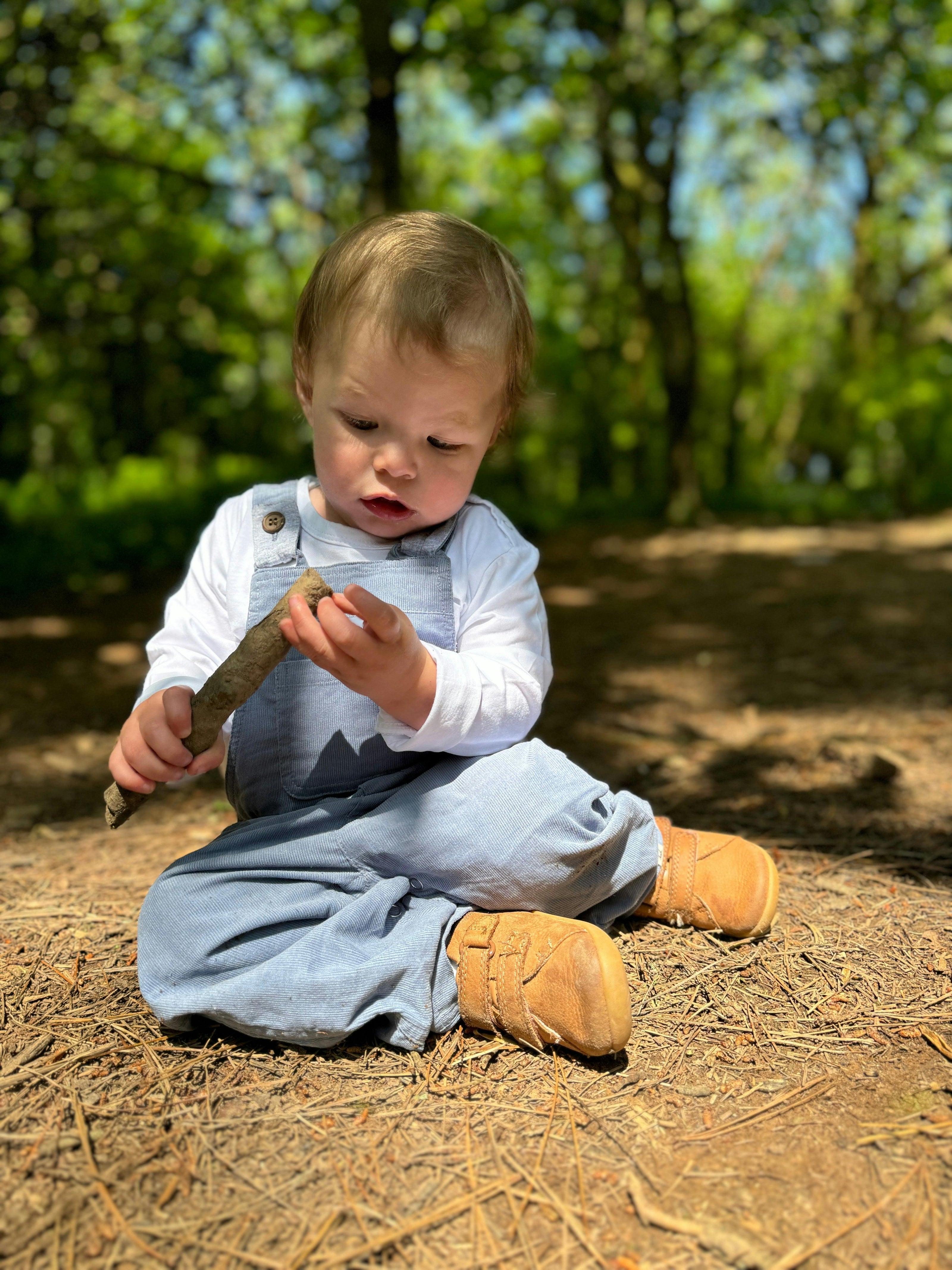 HARRISON China Blue Cord Overall