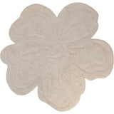 Flower Washable Wool Rug