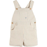 Percy Stripe Insignia Pocket Detail Dungarees in Blue (18mths-4yrs)