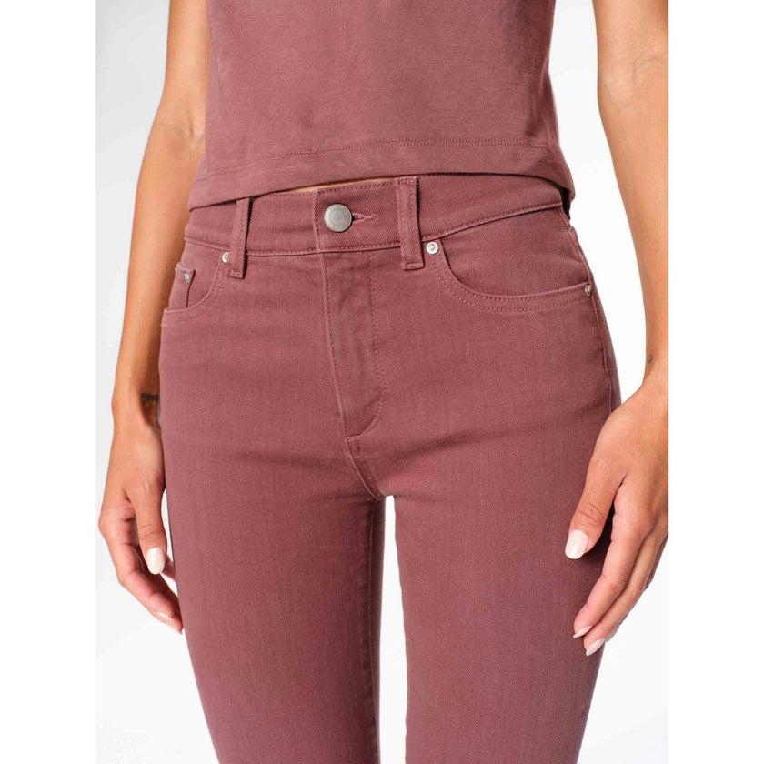 Mara Straight Mid Rise Instasculpt™ Ankle Jeans | Dried Rose