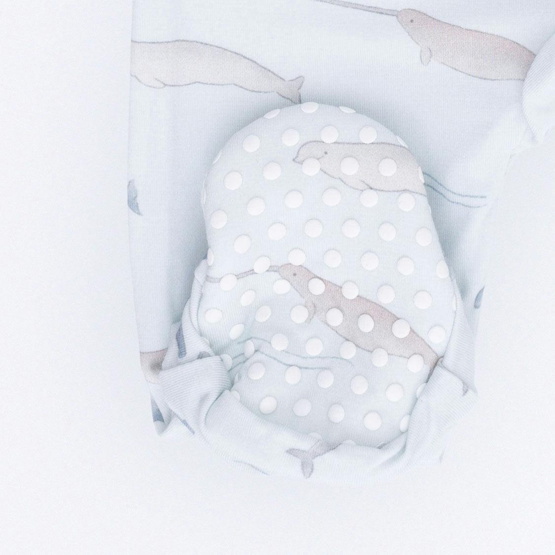 Little Whales - 2 Way Zipper Footie