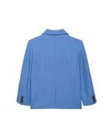Sebastian Blazer in Blue Linen