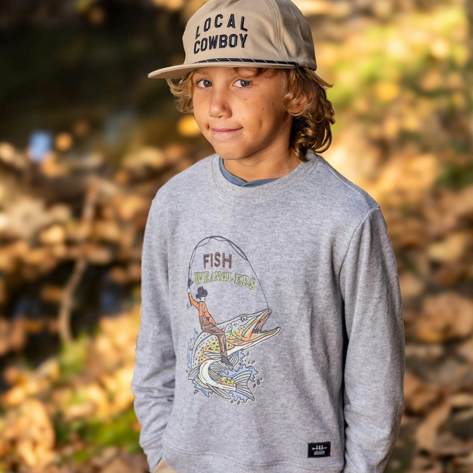 Fish Wrangler Hacci Pullover - Sage