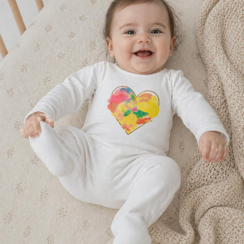 Paint Splatter Footie