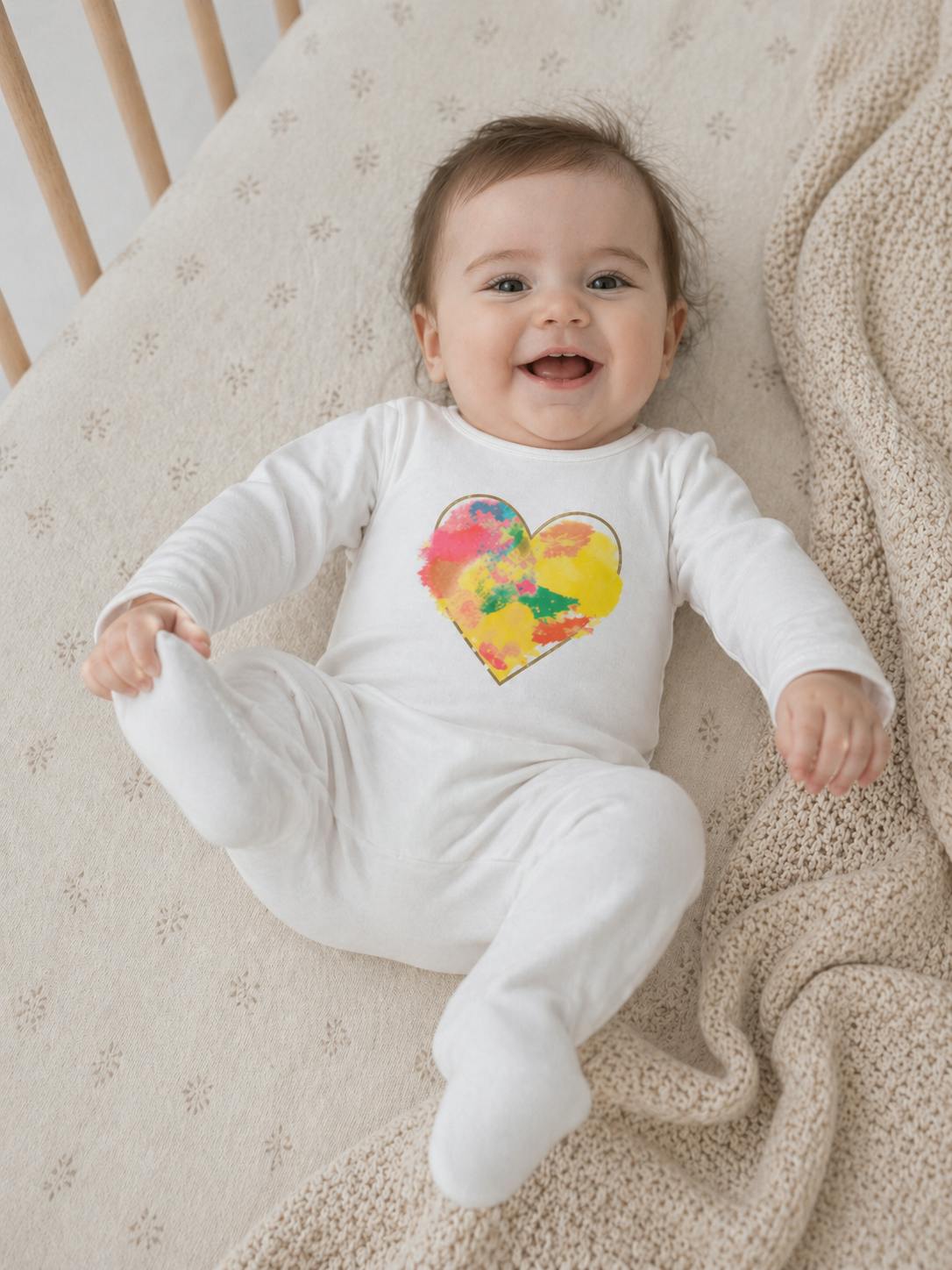 Paint Splatter Footie