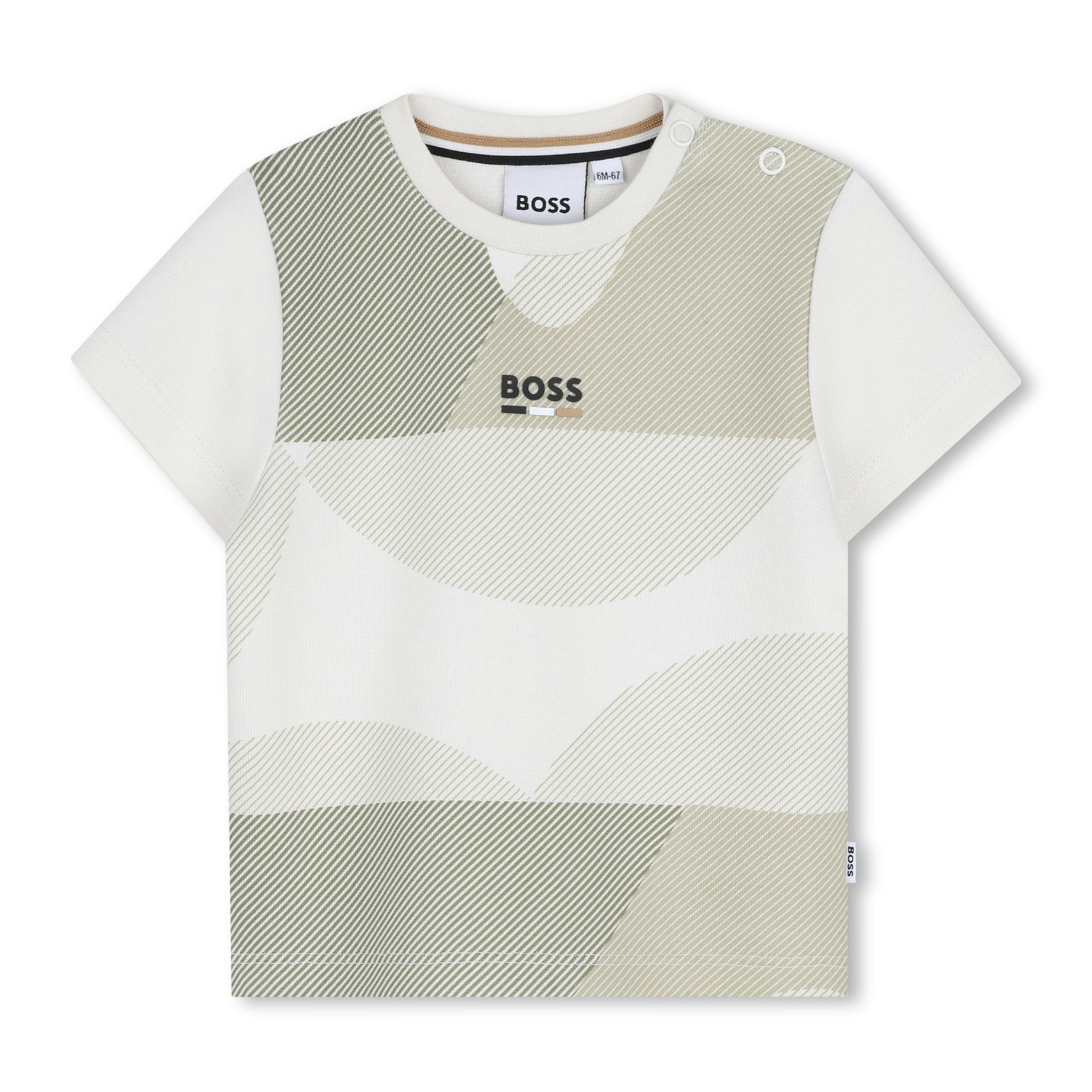 Ivory Graphic Pattern T-Shirt