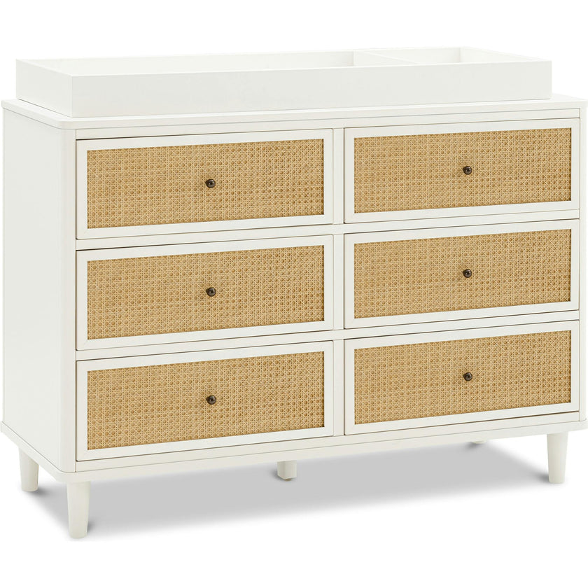 Marin with Cane 6 Drawer Dresser