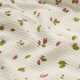 Woodland Leaves Ribbed Clever Zip Baby Pajamas
