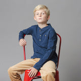 Organic Henley Pocket Tee