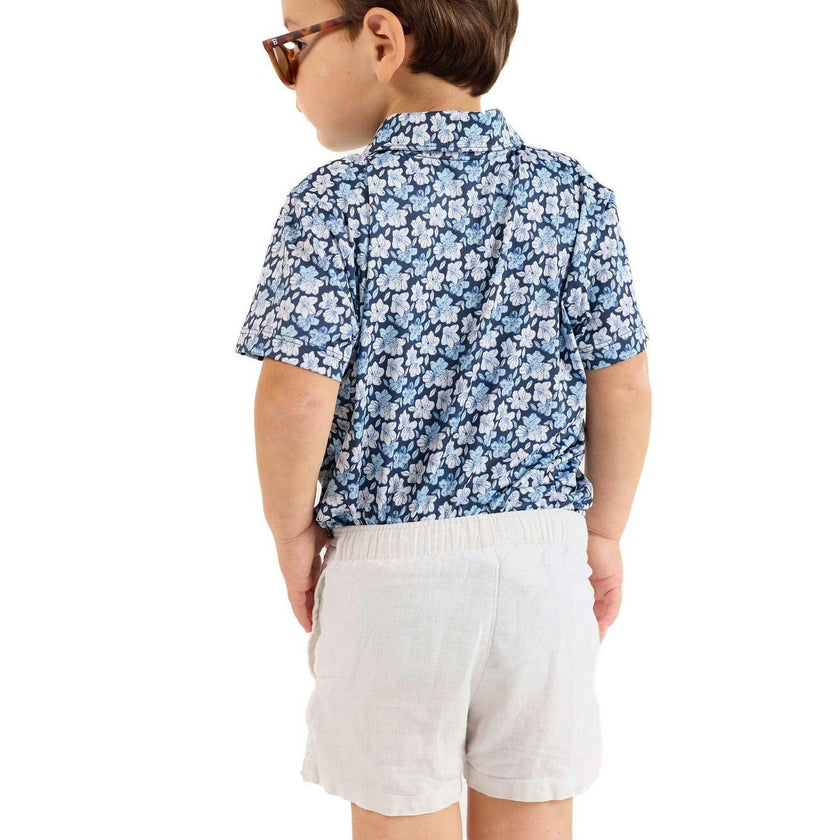 The Azaleas - Navy Boys Golf Polo